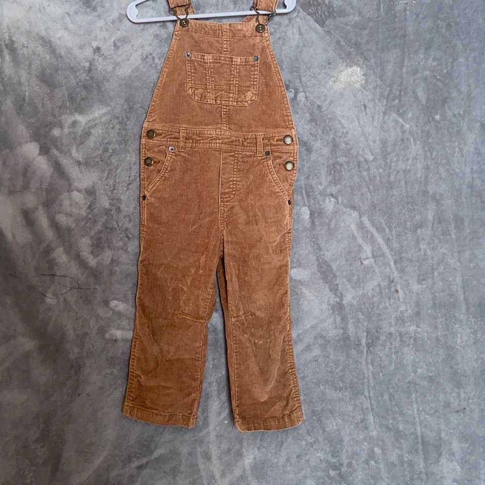 COPY - Oshkosh Genuine Kids Cognac Corduroy Overalls Boys Girls Toddler 3T